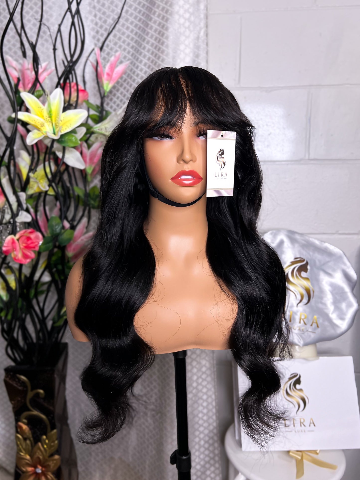 Bree Bang Body Wave Glueless HD Lace Front Wig