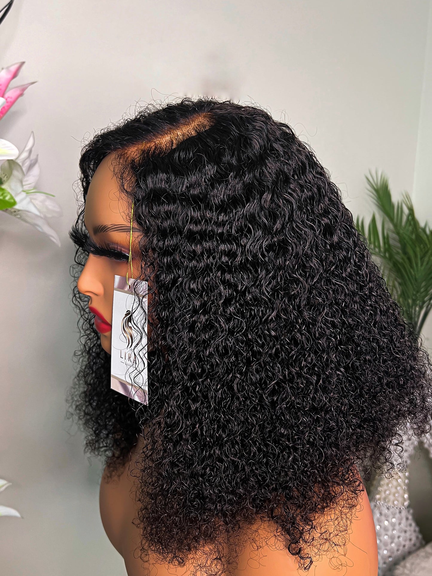 Keke Kinky Curly Glueless HD Lace Front Wig