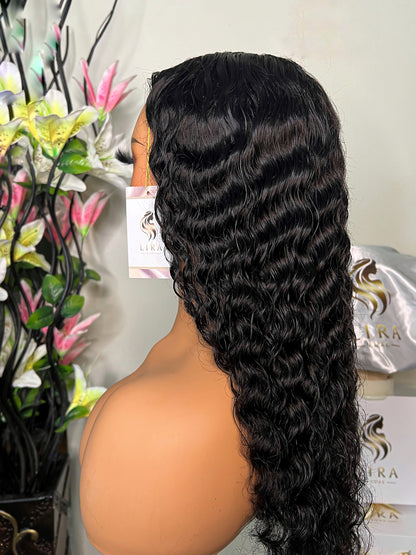 Georgia Glueless Deep Wave HD Lace Front Wig