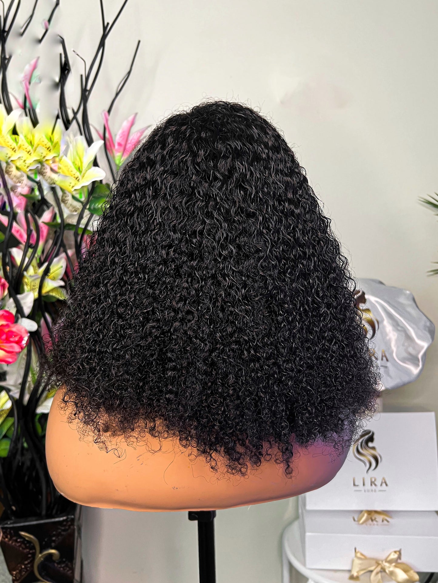 Keke Kinky Curly Glueless HD Lace Front Wig