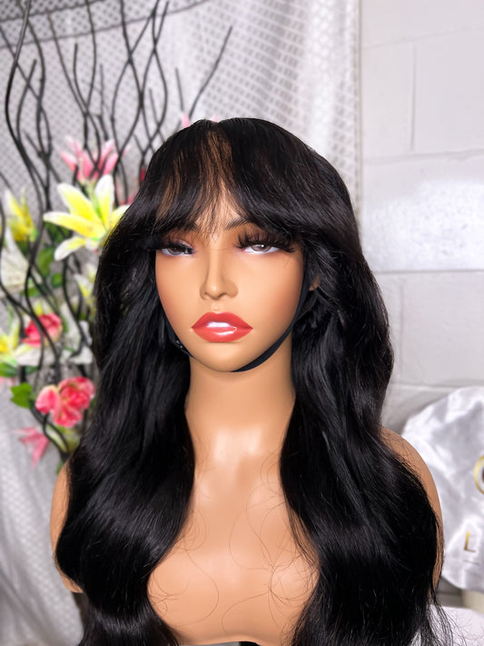 Bree Bang Body Wave Glueless HD Lace Front Wig