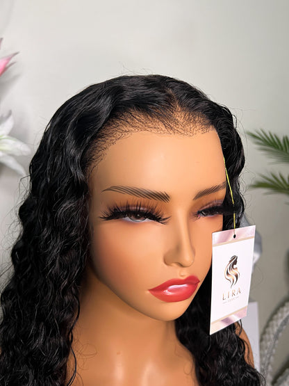 Georgia Glueless Deep Wave HD Lace Front Wig