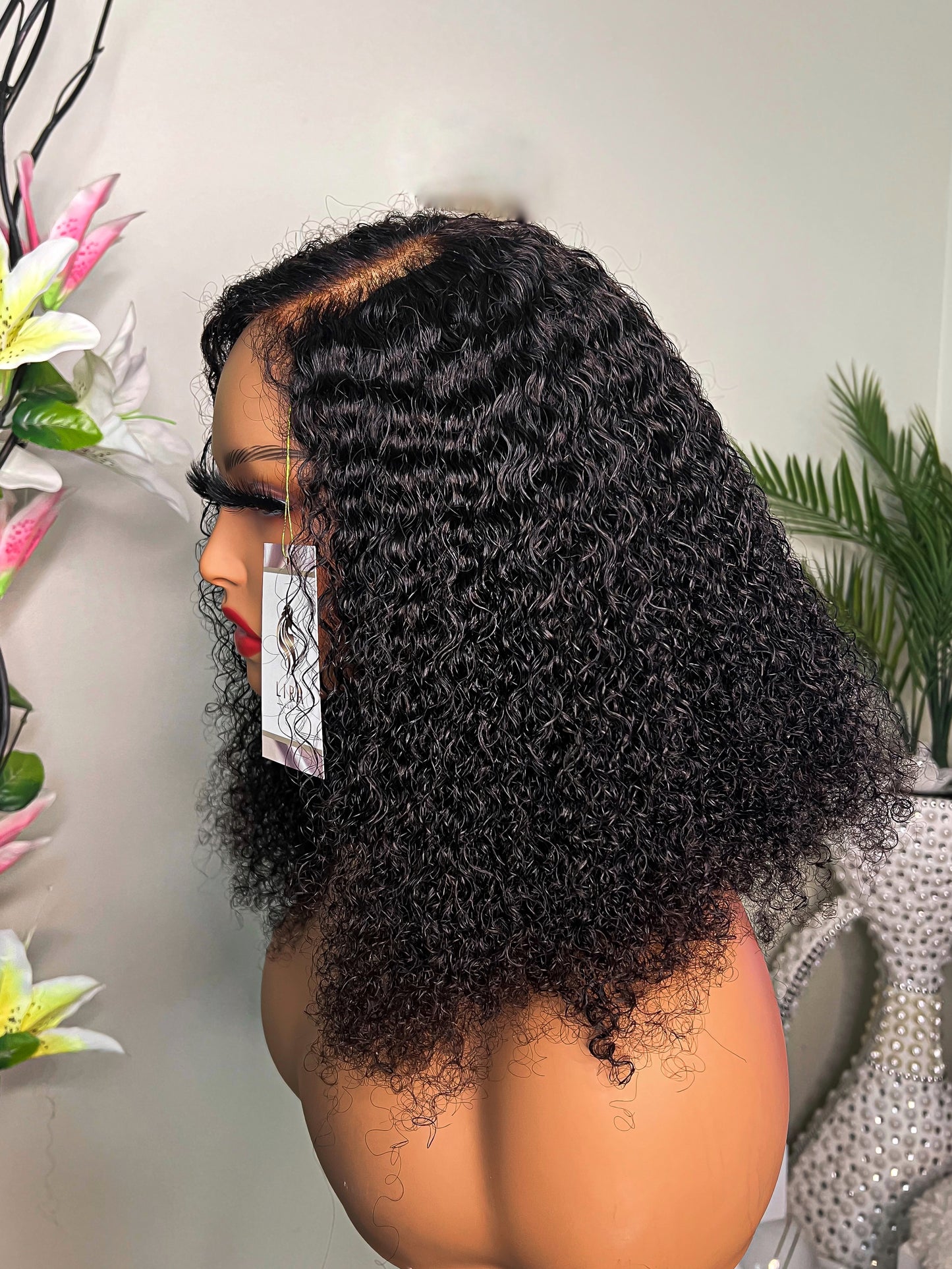 Keke Kinky Curly Glueless HD Lace Front Wig