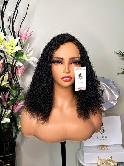 Keke Kinky Curly Glueless HD Lace Front Wig