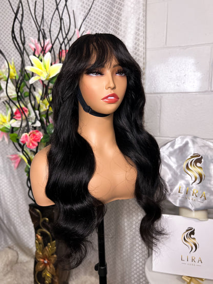 Bree Bang Body Wave Glueless HD Lace Front Wig