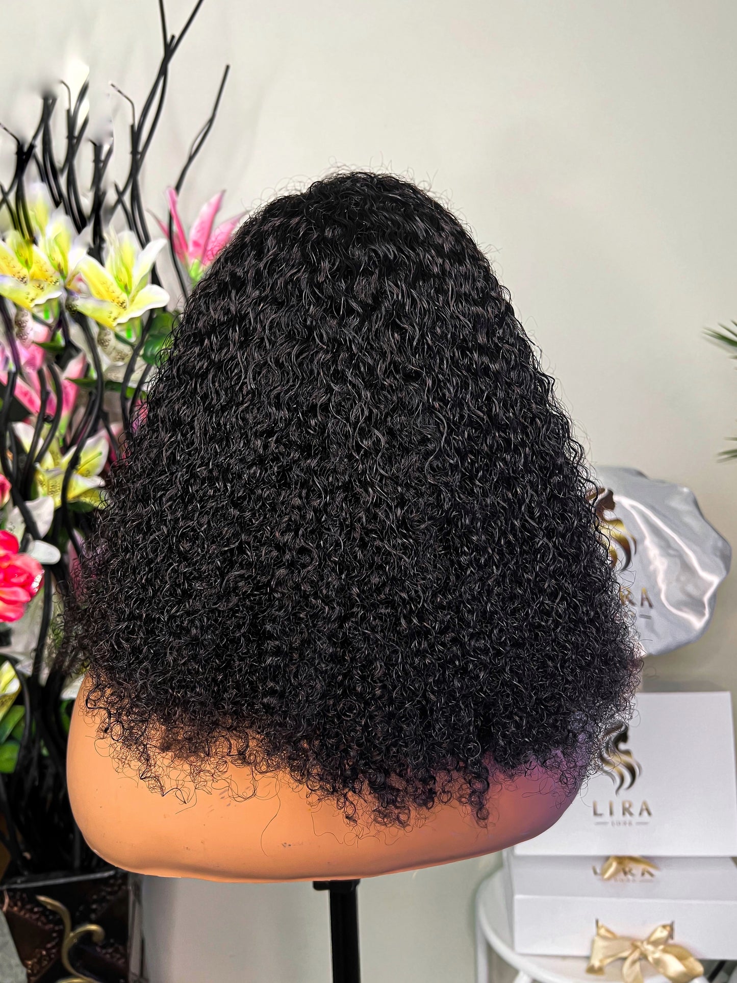 Keke Kinky Curly Glueless HD Lace Front Wig