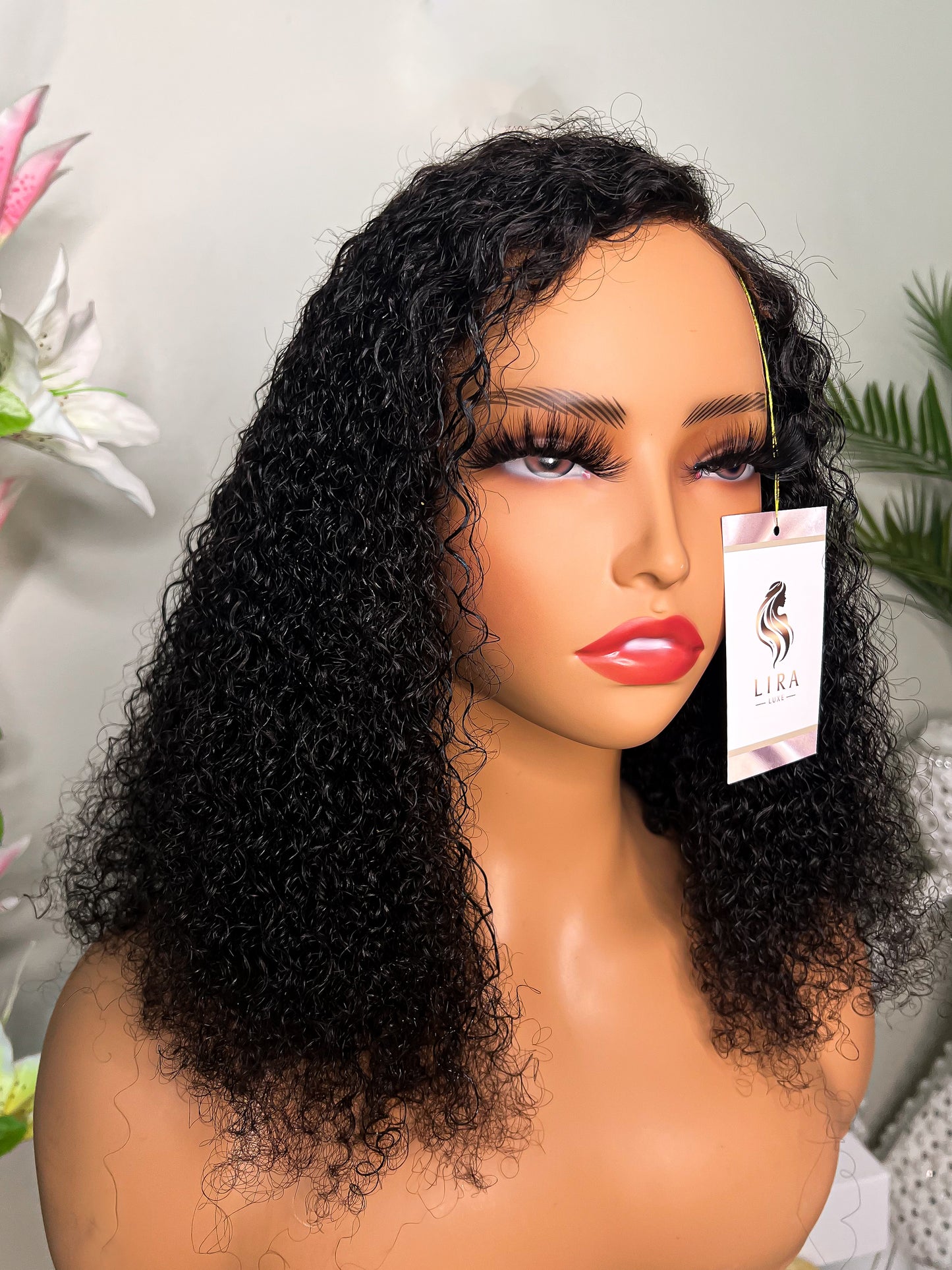 Keke Kinky Curly Glueless HD Lace Front Wig