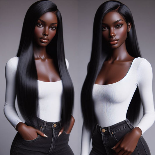 Sabrina Silky Glueless Straight HD Lace Front Wig