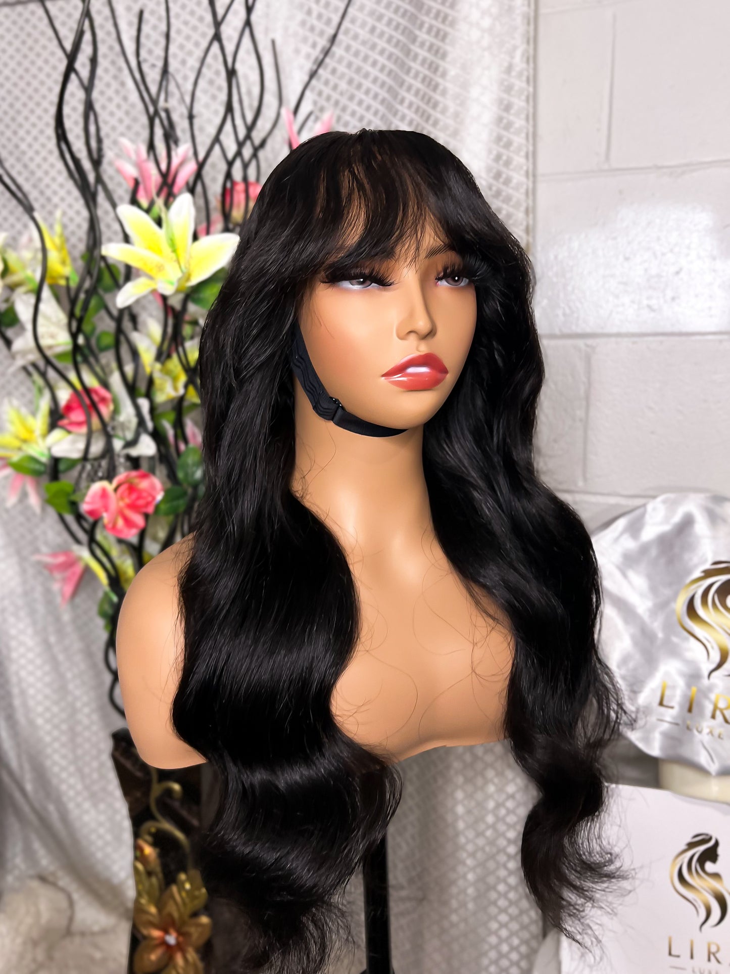 Bree Bang Body Wave Glueless HD Lace Front Wig