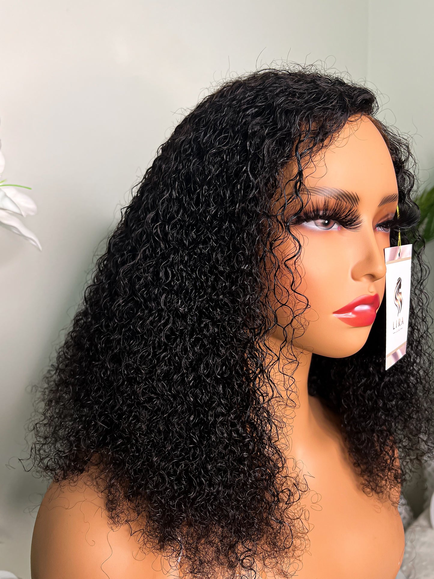 Keke Kinky Curly Glueless HD Lace Front Wig