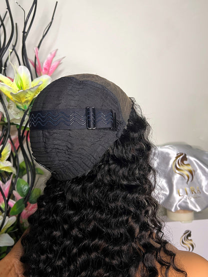 Georgia Glueless Deep Wave HD Lace Front Wig