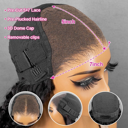 Lira Layered Striaght Glueless HD Lace Front Wig