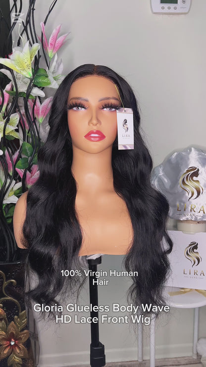 Gloria Glueless Body Wave HD Lace Front Wig